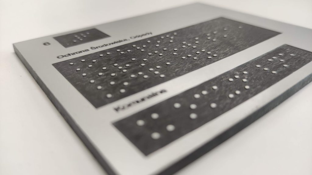 Tabliczki braille'a