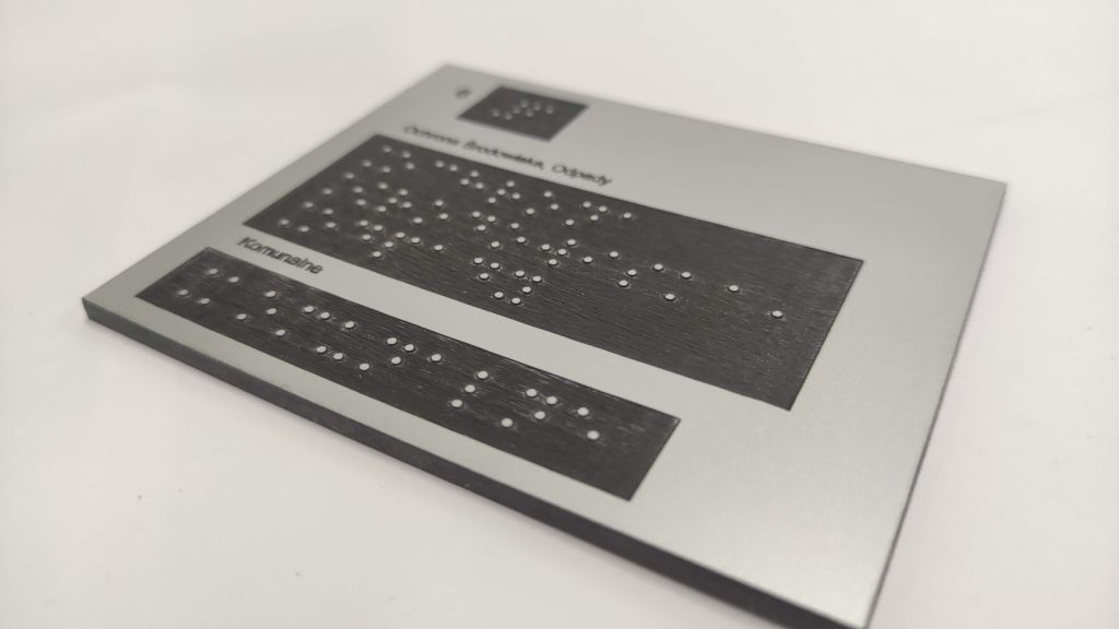 Tabliczki braille'a
